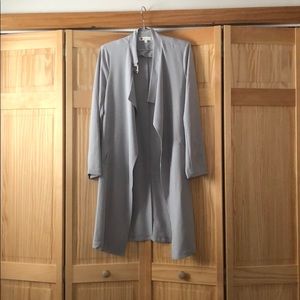 Grey Blazer Coat